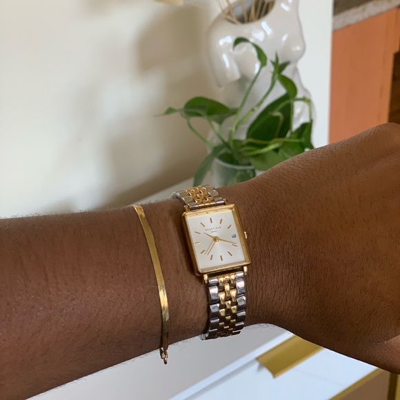 SOLD ‼️ 14k Solid Gold Italian Herringbone Bracelet - Picture 7 of 7